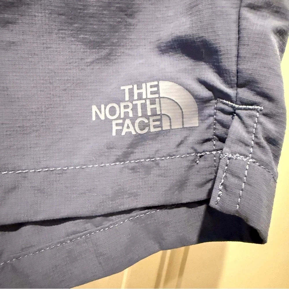 The North Face Stone Blue Pull On Shorts Drawstring Waist Size Small‎